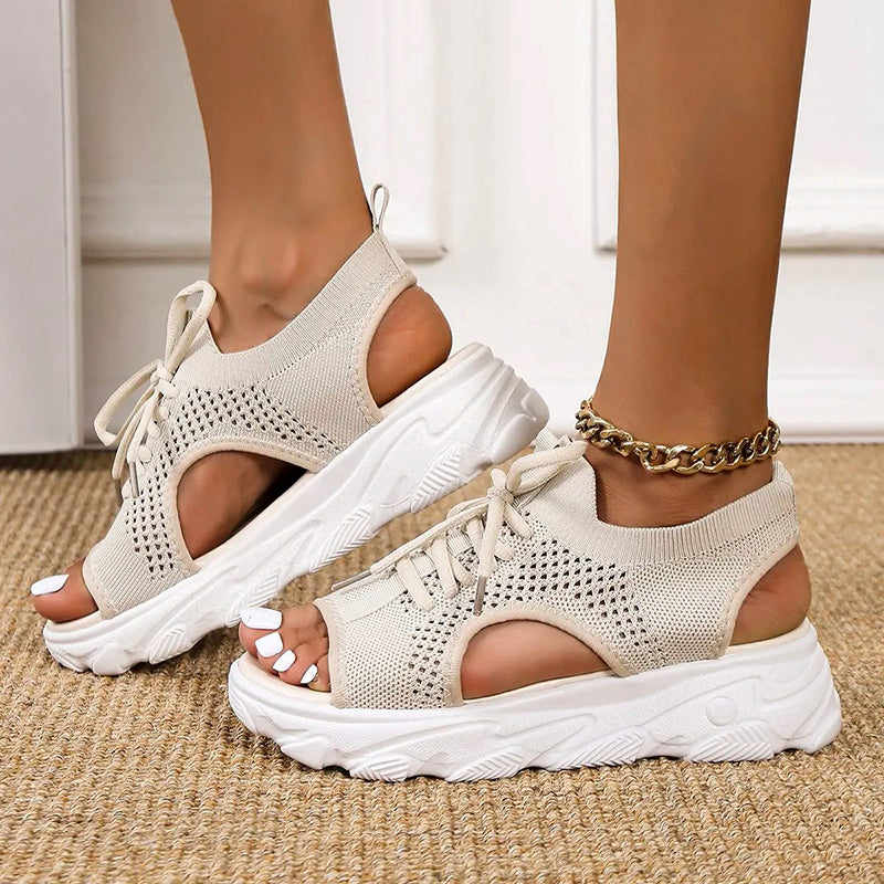 Heidi-Mode | Orthopädische Plateausandalen