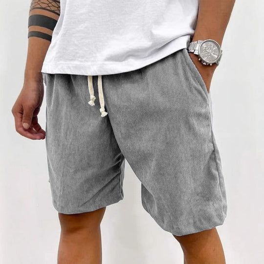 Heidi Mode | Herren Casual Kordelzug Cord Shorts