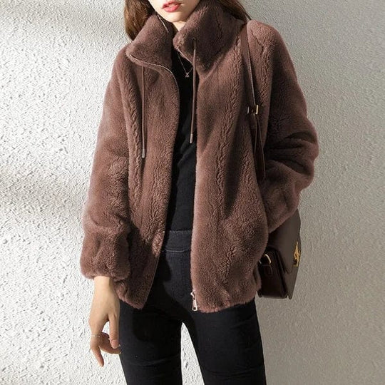 Heidi-Mode | Fleecejacke Chic Moderner Stil Ideal für den Winter