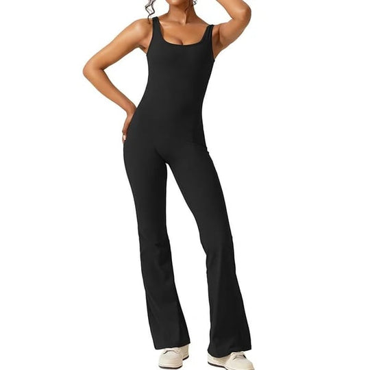 Bequeme stilvolle ausgestellte Jumpsuits