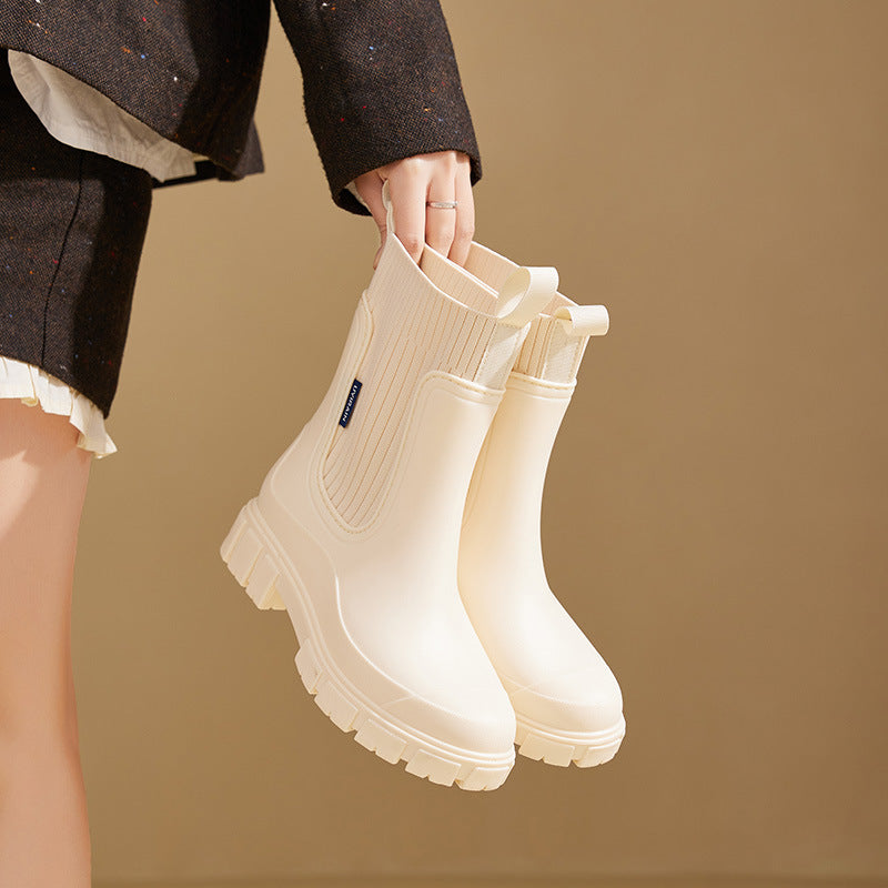 Heidi-Mode | Gummistiefel - Wasserdicht mit Antirutschsohle, Perfekt für Regenwetter