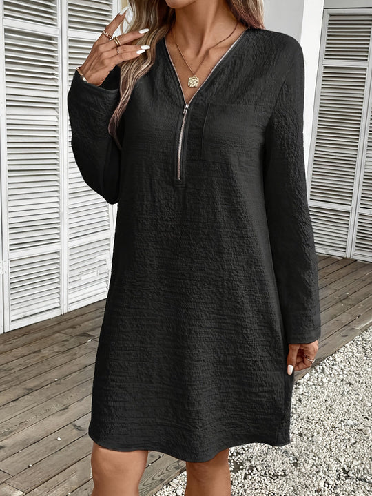 Zipperkleid Langarm - Sophie