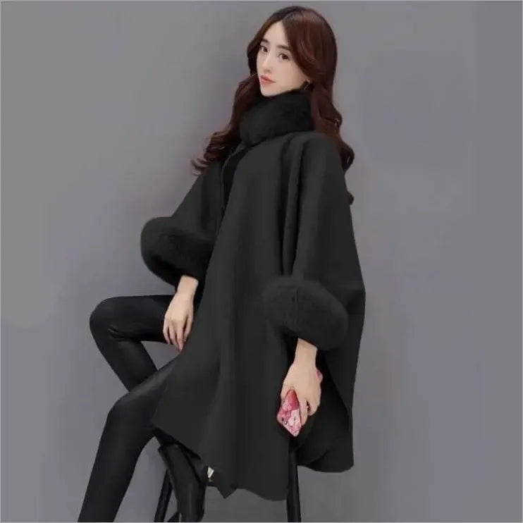Heidi-Mode | Wollmantel Und Cape-Schal Im Neuen Stil