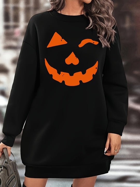 Halloween-Smile-Sweaterkleid - Lisa