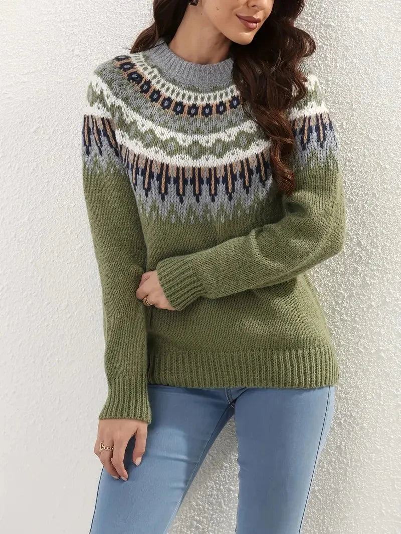 Heidi-Mode | Jahrgang Fair Isle Pullover