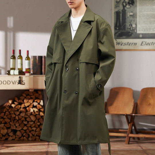 Heidi-Mode | Trenchcoat - Verstellbare Passform - Modernes Langdesign