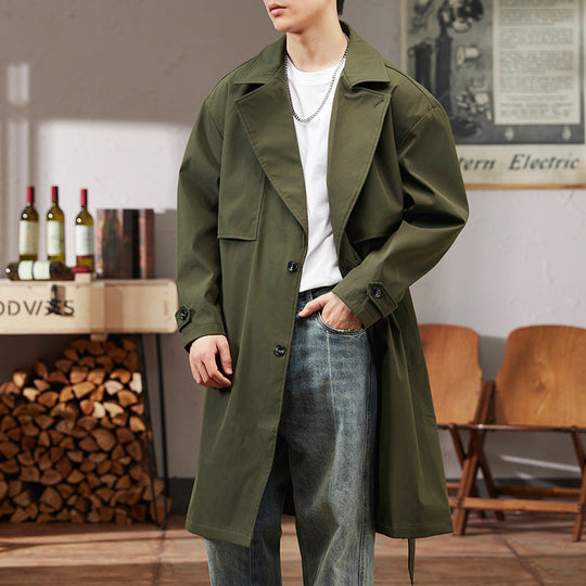 Heidi-Mode | Trenchcoat - Verstellbare Passform - Modernes Langdesign