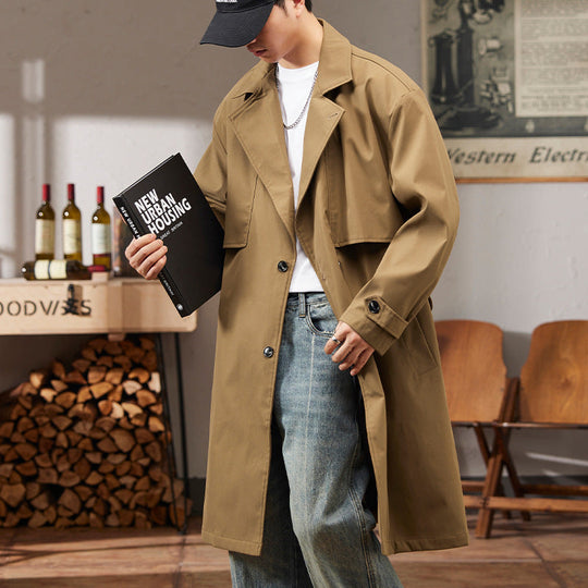 Heidi-Mode | Trenchcoat - Verstellbare Passform - Modernes Langdesign