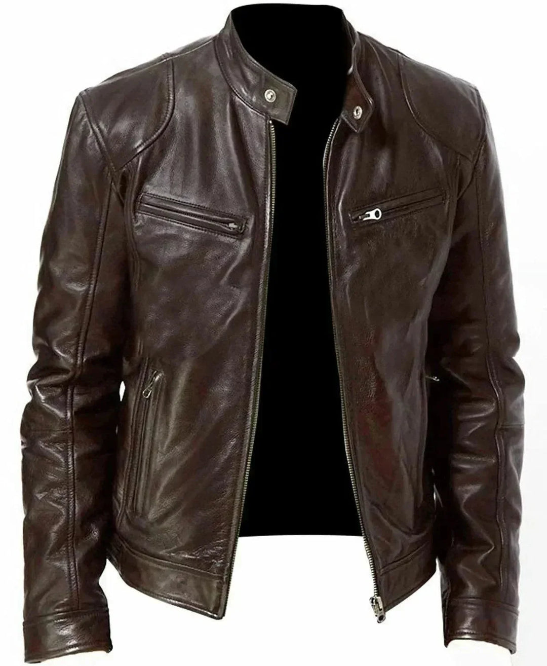 Heidi-Mode | Elegante Slim Fit Herren Lederjacke