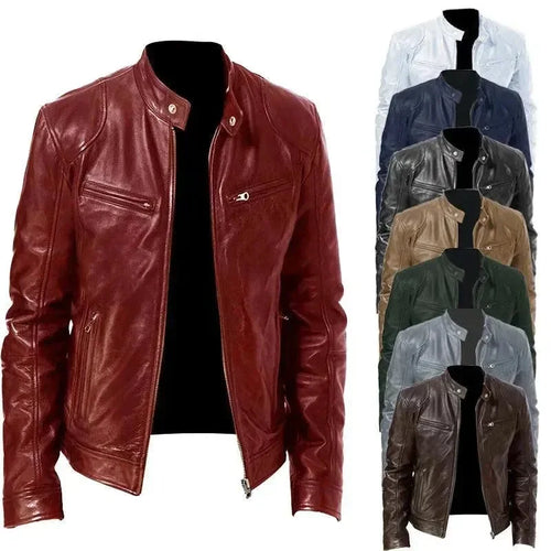 Heidi-Mode | Elegante Slim Fit Herren Lederjacke