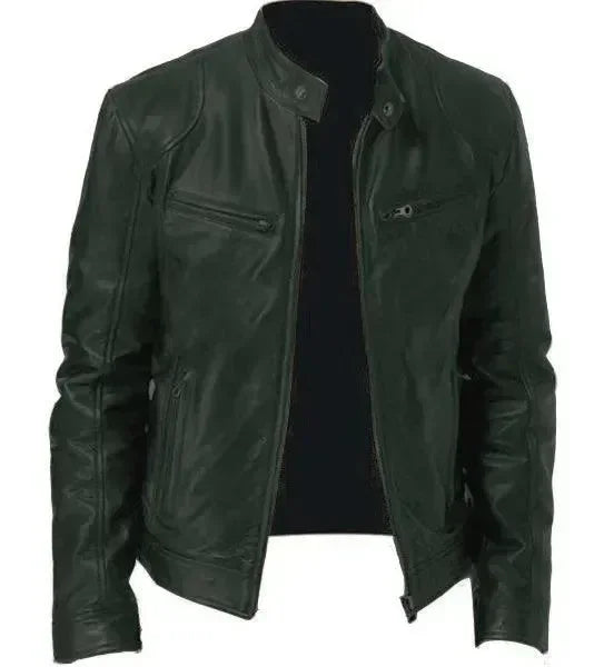 Heidi-Mode | Elegante Slim Fit Herren Lederjacke