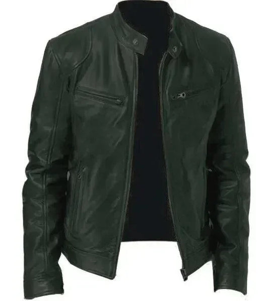 Heidi-Mode | Elegante Slim Fit Herren Lederjacke
