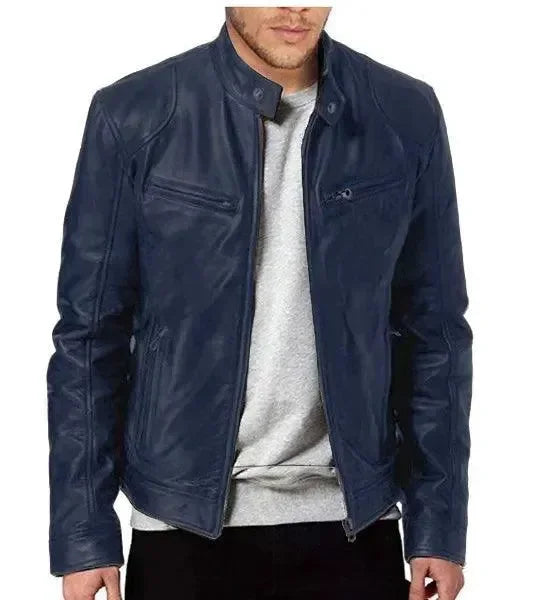 Heidi-Mode | Elegante Slim Fit Herren Lederjacke