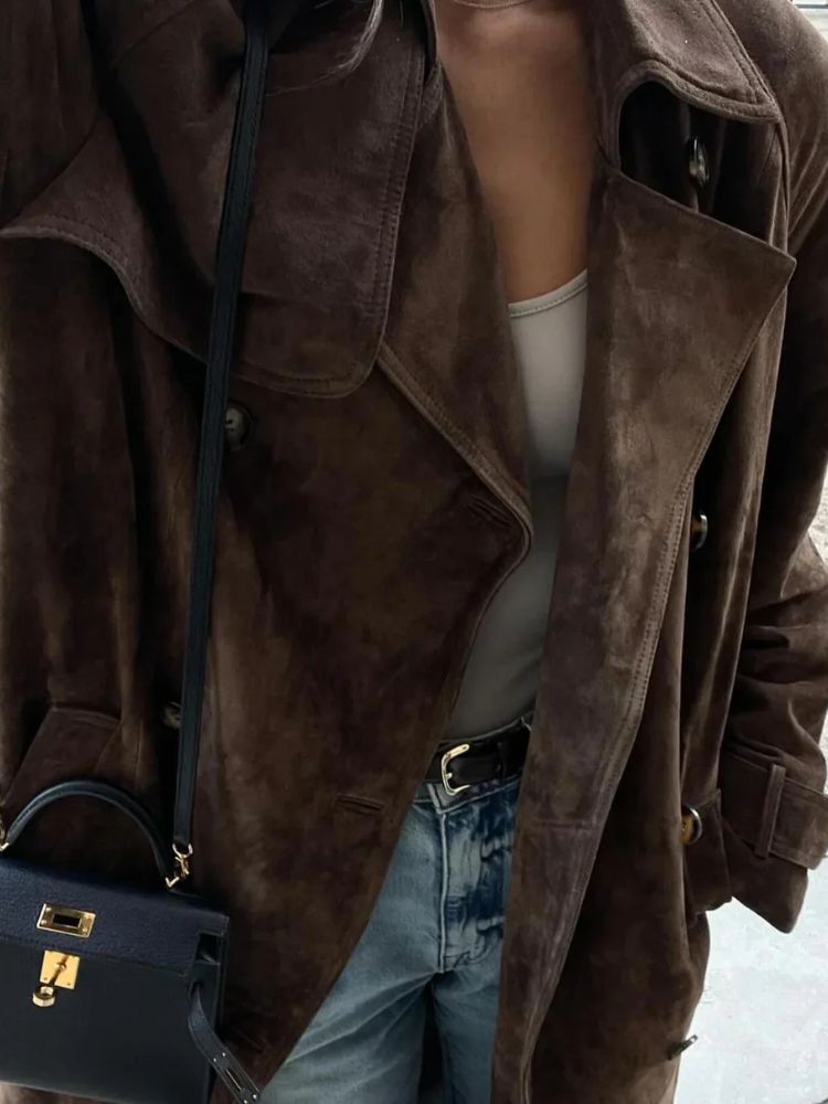 Heidi-Mode | Wildledermantel für Frauen Emilie