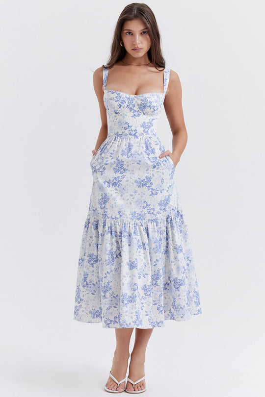 Midi-Sommerkleid für Damen