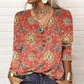 Heidi-Mode | Bedruckte Bluse Im Ethno-Stil