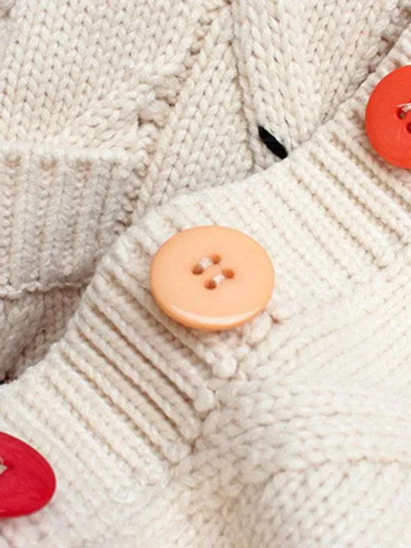 Heidi-Mode | Lockerer Kürzerer Strickjacke Pullover