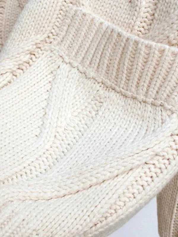 Heidi-Mode | Lockerer Kürzerer Strickjacke Pullover