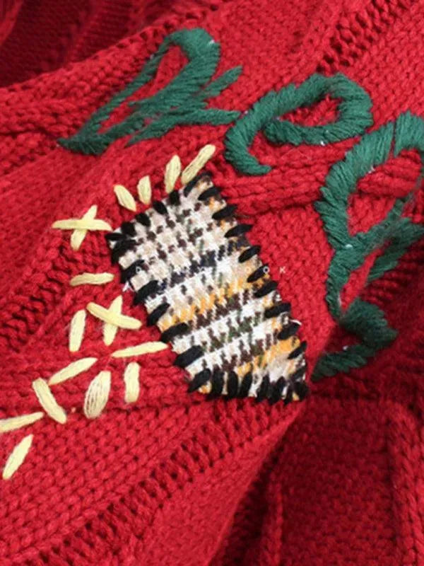 Heidi-Mode | Lockerer Kürzerer Strickjacke Pullover