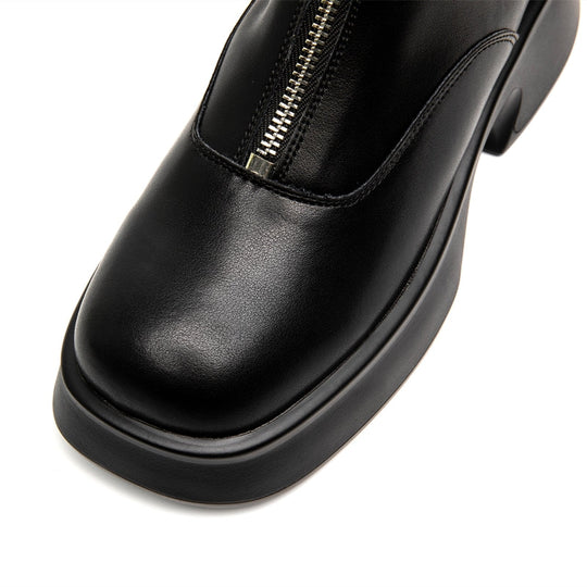 Heidi-Mode |  Damen Leder Mode Winterstiefel