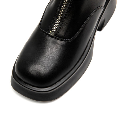Heidi-Mode |  Damen Leder Mode Winterstiefel