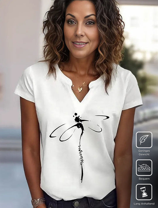 Heidi-Mode | Kurzärmeliges Print-Top