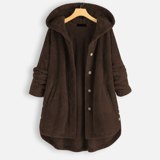 Heidi-Mode | Veste Chaude En Peluche Avec Capuche
