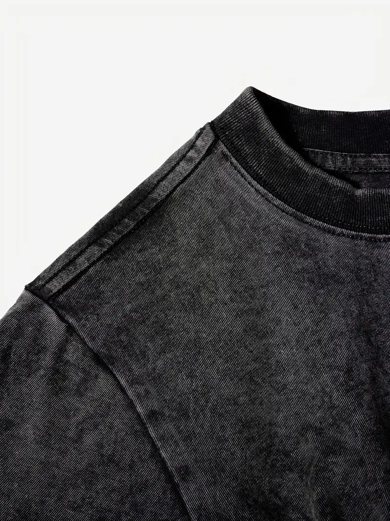 Heidi-Mode | Baumwoll-T-Shirt mit Rundhalsausschnitt