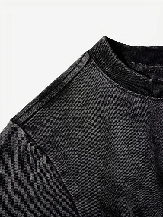 Heidi-Mode | Baumwoll-T-Shirt mit Rundhalsausschnitt