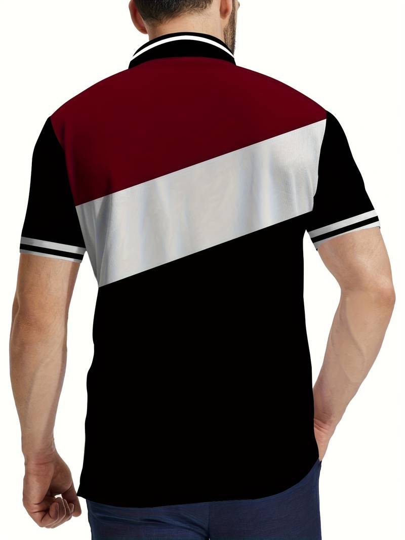 Heidi – golfshirt mit kontrastfarbdruck