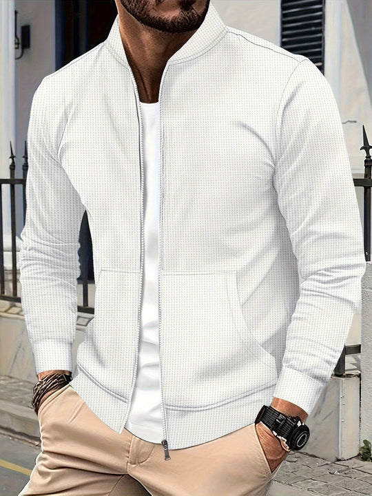 Heidi-Mode | Elegante Jacke mit Reißverschluss Baumwollmischung Stilvoll und Bequem