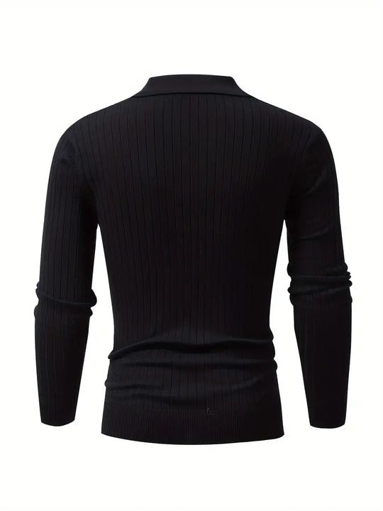 Romeo - Gerippter Pullover mit Passform