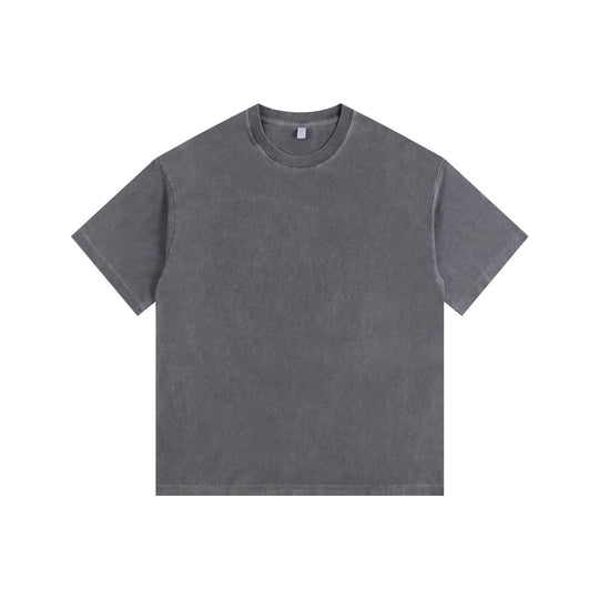 Heidi Mode | Schillerndes altes kurzes T-Shirt mit Färbung