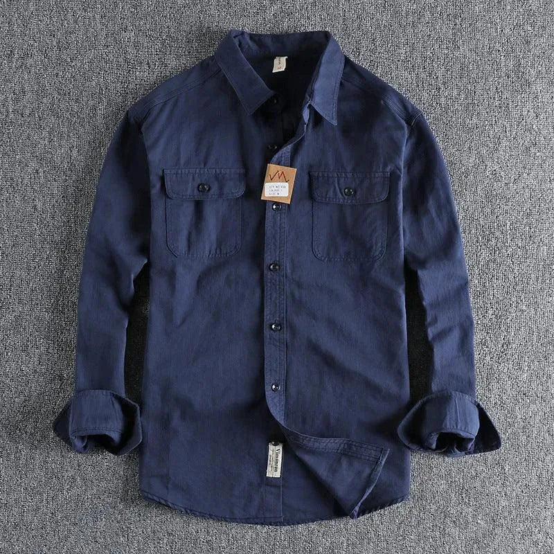 Heidi-Mode | Multicolored men's long-sleeve shirt