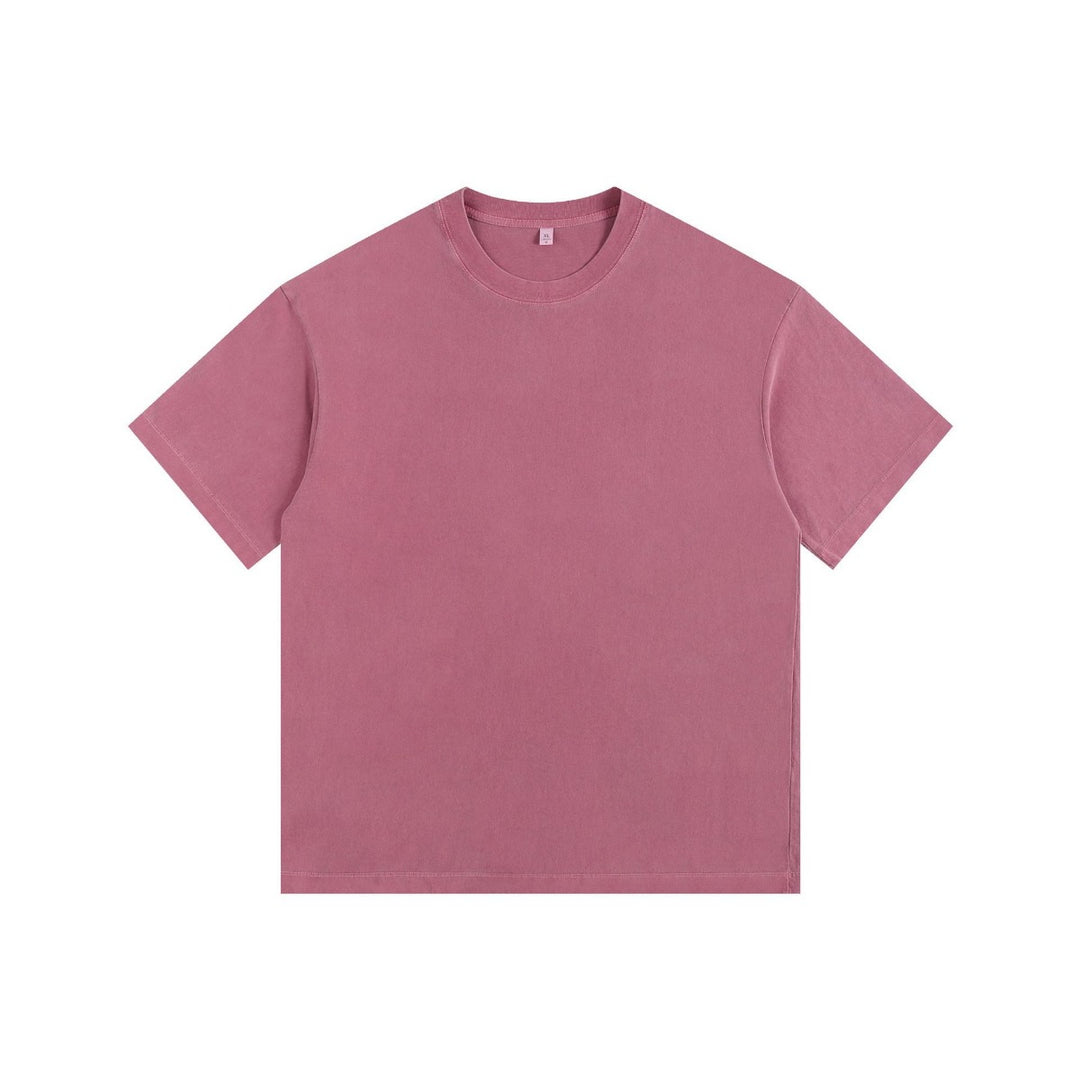 Heidi Mode | Schillerndes altes kurzes T-Shirt mit Färbung