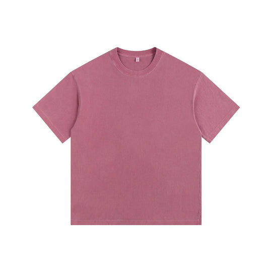 Heidi Mode | Schillerndes altes kurzes T-Shirt mit Färbung