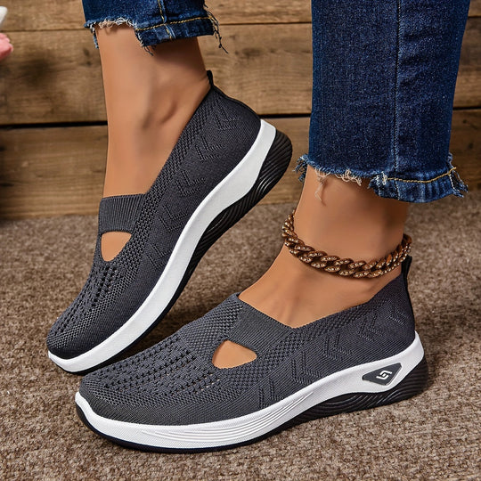 Heidi-Mode | Atmungsaktive Orthopädische Slip-On Sneakers für Damen