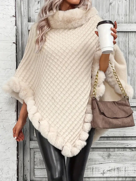 Heidi-Mode | Poncho-Style Strickpullover