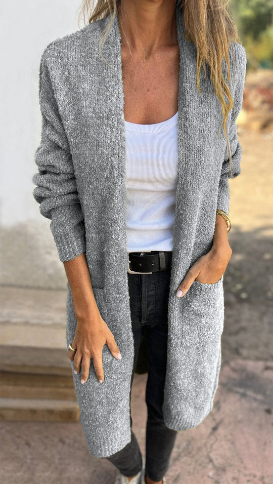 Heidi-Mode | Leichter Strickjacke für Frauen Perfekte Kombination aus Stil und Komfort