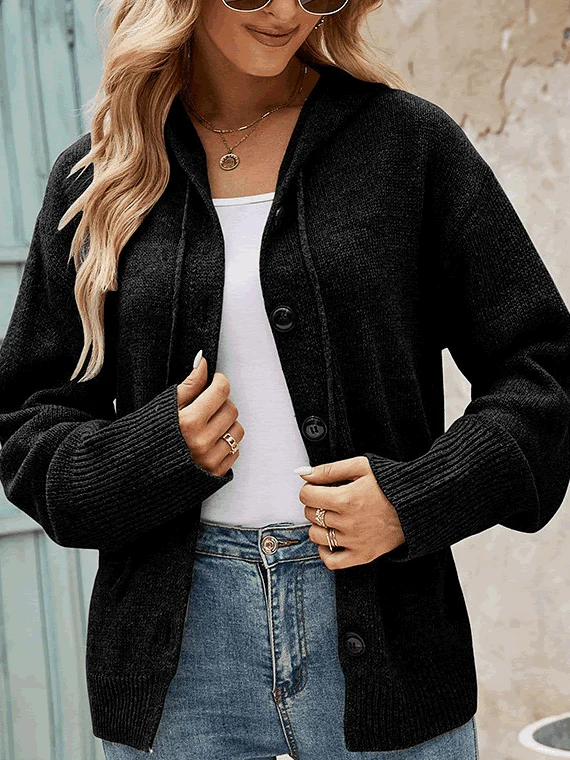 Heidi-Mode | Hoodie Met Knopen  Stijlvol Comfort