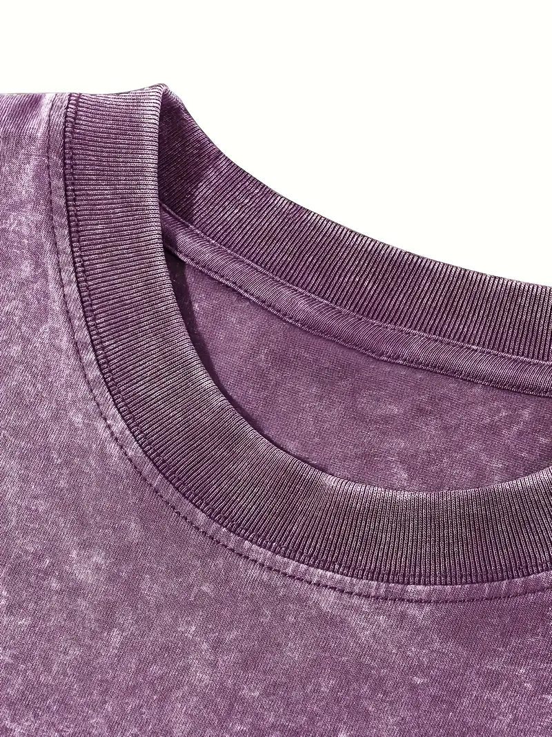 Heidi-Mode | Baumwoll-T-Shirt mit Rundhalsausschnitt