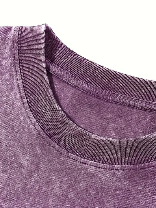 Heidi-Mode | Baumwoll-T-Shirt mit Rundhalsausschnitt