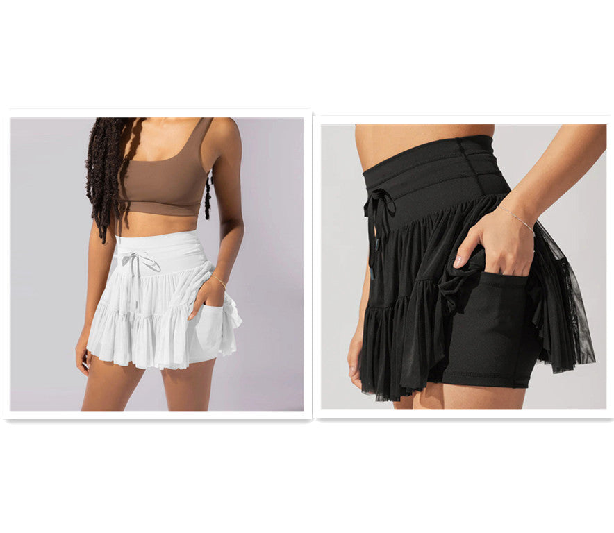 Heidi-Mode | Sommermode Faltenrock Anti-Expansion Sicherheitshose