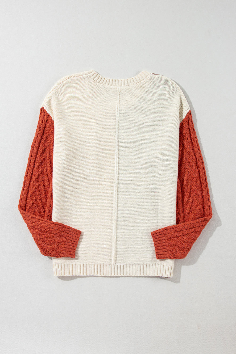 Flame Colorblock Pullover Mit Aufgesetzten Taschen Und Schultertaschen