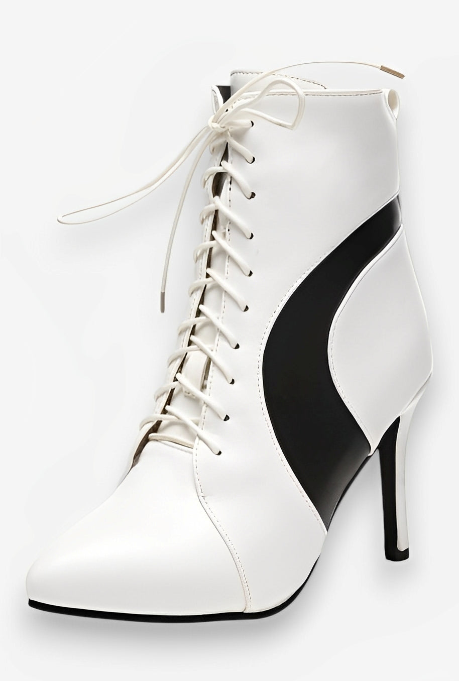 Heidi-Mode | High Heeled Schnürstiefel