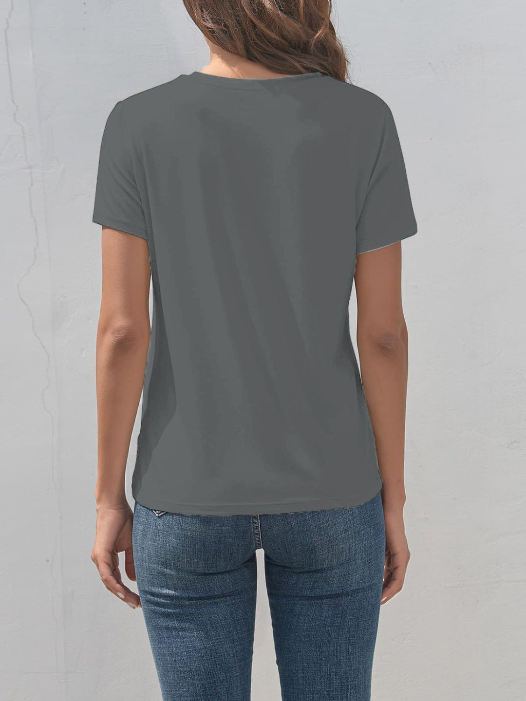 Heidi-Mode | Pferd Rundhals Kurzarm T-Shirt