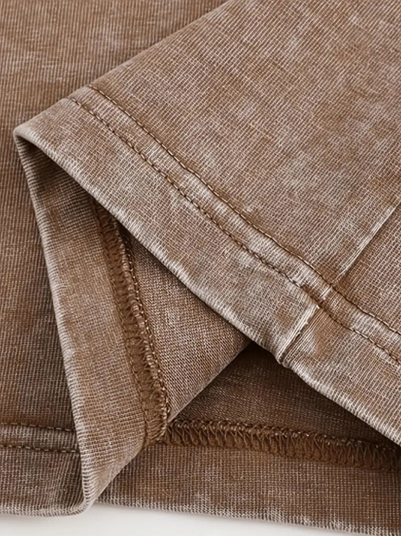 Heidi-Mode | Baumwoll-T-Shirt mit Rundhalsausschnitt