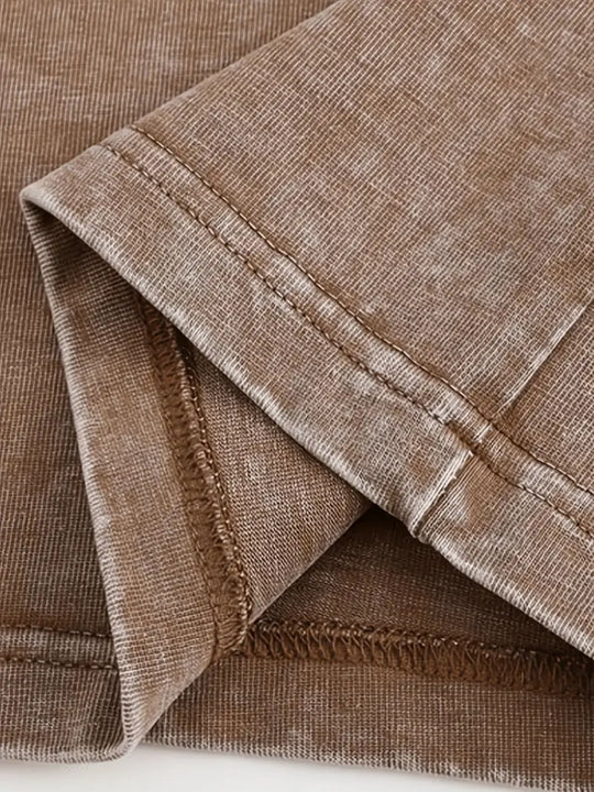 Heidi-Mode | Baumwoll-T-Shirt mit Rundhalsausschnitt