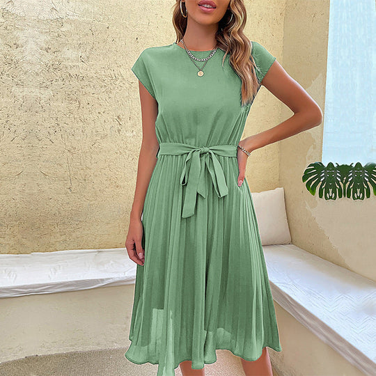 Heidi-Mode | Mintgrün Plissee Kleid