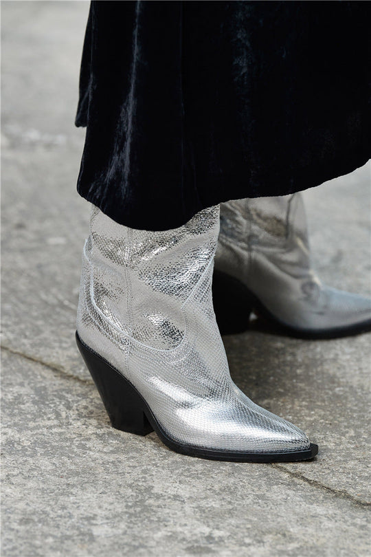 Heidi-Mode | Hohe Absätze Spitzzehen Schlichte Stiefel Übergröße Damen Reitstiefel